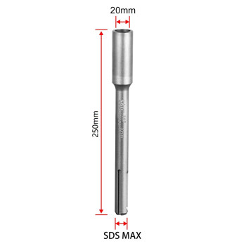 Sali Sds Max Ground Rod Driver For Hammer Drill 10 Long 45 Rotary Hammer Drill Ground Rod Driver Adapter Bits For All Sds