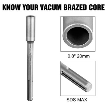 Sali Sds Max Ground Rod Driver For Hammer Drill 10 Long 45 Rotary Hammer Drill Ground Rod Driver Adapter Bits For All Sds