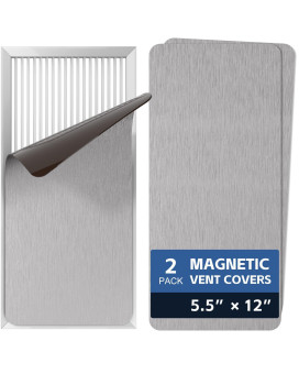 2 Pack Strongest Magnetic Vent Covers 55X12 Magnet Cover For Home Floor Wall Ceiling Rv Registers Air Vent Decoration Cove