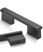 Amasideca 10 Pack Matte Black Cabinet Pulls 3 Inch Hole Centers Kitchen Cabinet Handles Black Drawer Pulls Cabinet Hardware