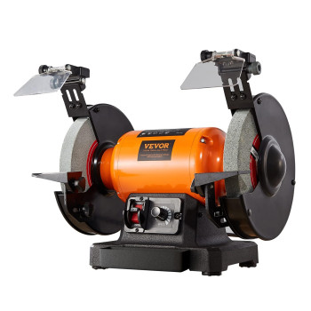 Vevor Bench Grinder 8 Inch Variable Speed Bench Grinder With 50A Brushless Motor Table Grinder With Castaluminum Tool Rest F