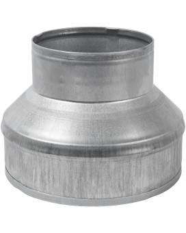 6 To 4 Inch Galvanized Steel Round Duct Reducer Pipe Fitting Increaser Reducer Drain Waste And Vent Conduit Transition