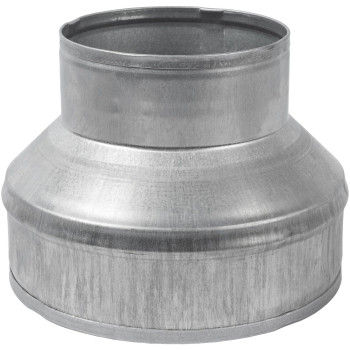 6 To 4 Inch Galvanized Steel Round Duct Reducer Pipe Fitting Increaser Reducer Drain Waste And Vent Conduit Transition