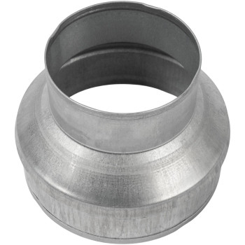 6 To 4 Inch Galvanized Steel Round Duct Reducer Pipe Fitting Increaser Reducer Drain Waste And Vent Conduit Transition