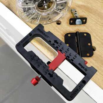 Milescraft 1226 Hinge Jig Self Clamping Door Hinge Jig Door Hinge Mortiser Hinge Templates Rout Mortises From 25 To 45