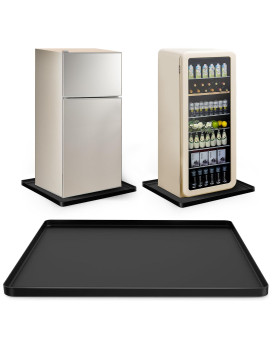 Nefish Mini Fridge Mat With Raised Edge 236 X 236 X 08 Silicone Mini Fridge Drip Tray Washer Dryer Cover Mat Under Refr