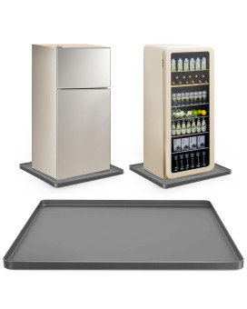 Nefish Mini Fridge Drip Tray 236 X 236 X 08 Silicone Mini Fridge Mat With Raised Edge Under Refrigerator Mat Refrigerat