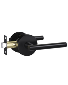 Goldenwarm Matte Black Passage Door Handle Matte Black Interior Door Handles Lever Door Handle Black Hall And Closet Door Handle