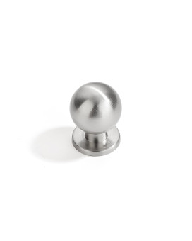 Dosoye 10 Pack 1 Inch 25Mm Diameter Round Brushed Nickel Cabinet Solid Knobs Cabinet Pulls Knobs For Cabinets And Drawers Ball