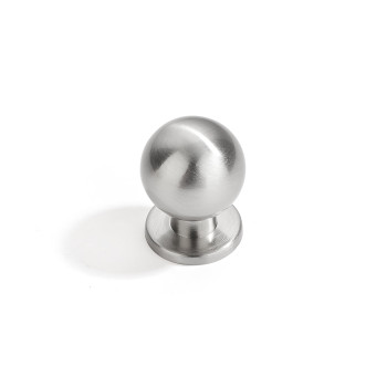 Dosoye 10 Pack 1 Inch 25Mm Diameter Round Brushed Nickel Cabinet Solid Knobs Cabinet Pulls Knobs For Cabinets And Drawers Ball