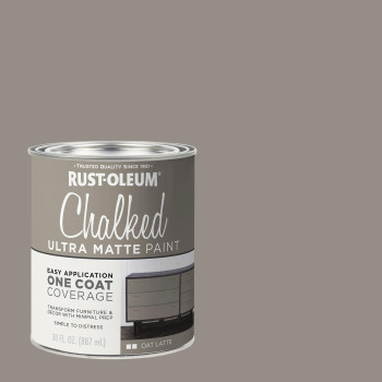 Rustoleum 391446 Chalked Oat Latte Ultra Matte Interior Paint 30 Oz Oat Latte