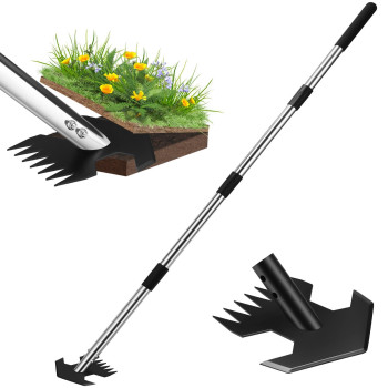 Carod Hoe Garden Tool Scuffle Garden Hoe For Weeding With 3060 Inch Steel Long Handle Dual Use Sharp Gardening Hula Hoe Adju