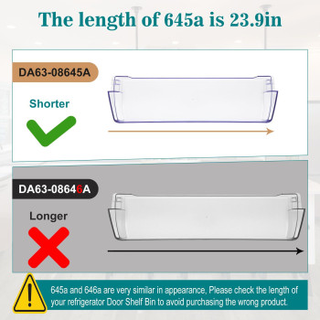 Da6308645A Door Shelf Bin Compatible With Samsung Rt18M6215Sg Rt18M6215Sr Etc Part Number Pd00044855 4864777 Ap6241328 Ps