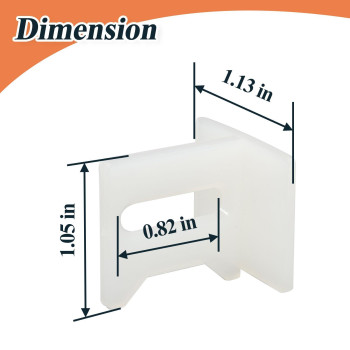 Generic 10 Pcs N7015 Plastic Door Bottom Guide Kits Replacement 5 Sets White