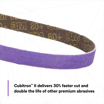 3M Cubitron Ii File Belt 33446 80 Grit 12 In X 18 In File Belts Resin Bonded Spot Weld Removal Pack Of 20