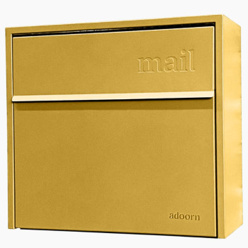 Wall Mount Mailbox Small Antitheft Locking Mailbox Weatherproof Mailboxes For Outside The House 135 H X 15 L X 55