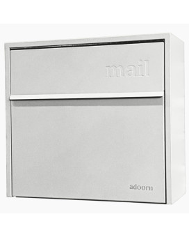 Wall Mount Mailbox Small Antitheft Locking Mailbox Weatherproof Mailboxes For Outside The House 135 H X 15 L X 55