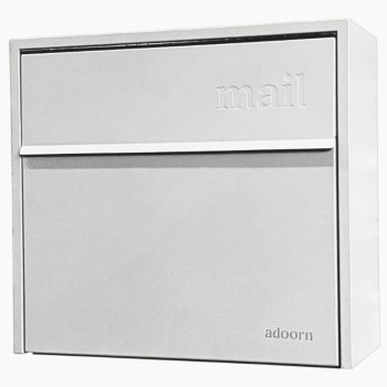 Wall Mount Mailbox Small Antitheft Locking Mailbox Weatherproof Mailboxes For Outside The House 135 H X 15 L X 55