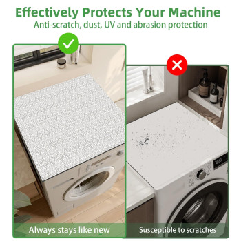 54 X 27 Washer And Dryer Covers For The Top Nonslip Washing Machine Cover Diatomite Washer Dryer Top Protector Mat For La