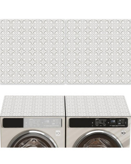 2Pcs 27 X 25 Washer And Dryer Covers For The Top Nonslip Washing Machine Cover Diatomite Washer Dryer Top Protector Mat F