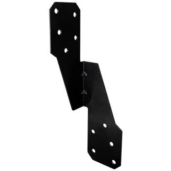 50 Pcshurricane Brackets H25A 18Gauge Galvanized Hurricane Tie 25Ct Heavy Duty Hurricane Straps Left Tie Black