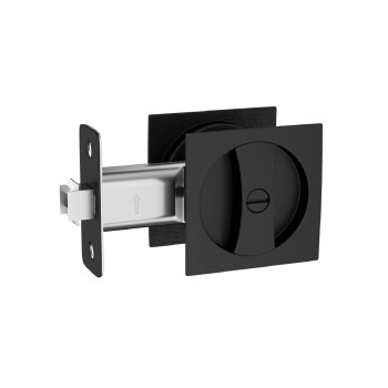 Lethato Pocket Door Hardware Black Pocket Door Lock Pocket Door Latch Matte Black Contemporary Pocket Door Privacy Lock1 Pac