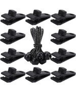 Axlksia Tarp Clips Heavy Duty Lock Grip 20 Pack Tarp Clamps Shade Cloth Clips Fasteners Pool Awning Cover Bungee Cords Clips