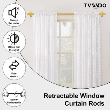 Tvwoo Wrap Around Curtain Rods Gold Curtain Rods 28 To 60 Inch 58 Inch Adjustable Blackout Curtain Rod Aluminum Curtain Rods Fo