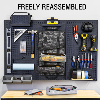 Roll Up Tool Bag Fuzvol Heavy Duty Tool Roll Bags With Small Detachable Tool Pouch And Wrench Roll Organizer Gifts For Men Me