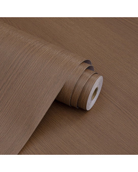 Haimin Wallpaper 24In X 393In Wood Contact Paper Peel And Stick Selfadhesive And Removable Wallpaper For Cabinet Wall Furnitu