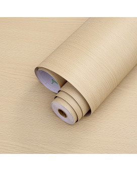 Haimin Wallpaper 24In X 393In Wood Contact Paper Peel And Stick Selfadhesive And Removable Wallpaper For Cabinet Wall Furnitu