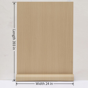 Haimin Wallpaper 24In X 393In Wood Contact Paper Peel And Stick Selfadhesive And Removable Wallpaper For Cabinet Wall Furnitu