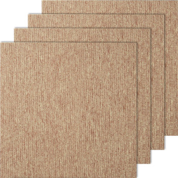 Vevor Carpet Tiles Reusable 20X 20 Carpet Squares With Padding Attached Soft Padded Carpet Tiles Easy Install Diy For Bed