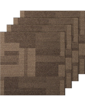 Vevor Carpet Tiles Reusable 24 Tiles 24X 24 Squares Carpet Soft Padded Carpet Carpet Floor Tiles For Bedroom Living Room