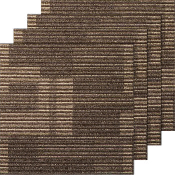 Vevor Carpet Tiles Reusable 24 Tiles 24X 24 Squares Carpet Soft Padded Carpet Carpet Floor Tiles For Bedroom Living Room