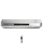 Costway 30 Inch Under Cabinet Range Hood 900 Cfm Kitchen Vent W 4 Speed Adjustable Led Lights Time Setting Gesturetouchr