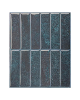 Longking Peacock Blue Peel And Stick Backsplash Tiles For Kitchen Wall Kitchen Backsplash Tiles Wall Tiles