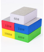 5 Pack Diamond Hand Sanding Block Diamond Polishing Pads With Highdensity Sponge Wetdry Dual Use Diamond Sanding Pads Assor