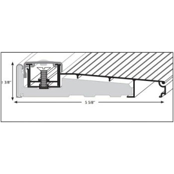 Adjustable Aluminum Threshold Waterproof Hidden Screws Addon Extension Available Heavy Duty Commercial And Residential Multipl