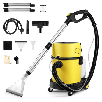 Pretec Wet Dry Shop Vac Carpet Cleaner 6 Gallon Wet Dry Carpet Vacuum Cleaner 55 Peak Hp Shop Vac 4 In 1 Portable Shop Vacuu