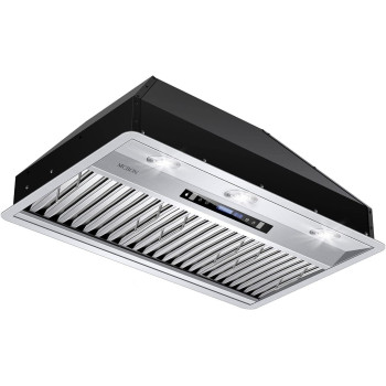 Mcbon Range Hood Insert 42 Inch 900 Cfm Insert Range Hood Touch Control Range Hood Insert Remote Gesture Sensing Vent Hood