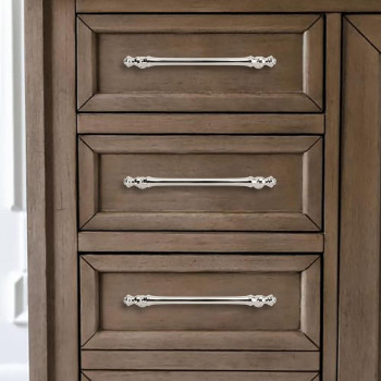 Khtumeware 10 Pack 334 Inch96Mm Polished Nickel Cabinet Pulls Drawer Pulls Kitchen Cabinet Hardware Zinc Pulls For Dresser D