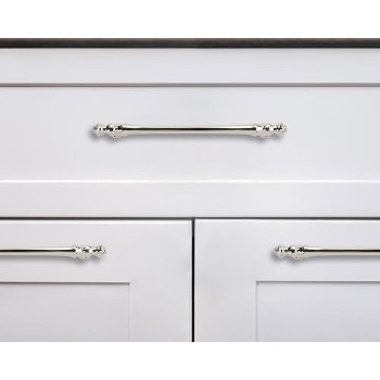 Khtumeware 10 Pack 334 Inch96Mm Polished Nickel Cabinet Pulls Drawer Pulls Kitchen Cabinet Hardware Zinc Pulls For Dresser D