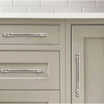 Khtumeware 10 Pack 5 Inch128Mm Polished Nickel Cabinet Pulls Drawer Pulls Kitchen Cabinet Hardware Zinc Pulls For Dresser Draw