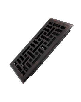 Howeall 4X10 Inches Heavy Duty Walkable Floor Register Easy Adjust Air Supply Lever Floor Vents Boston Design Vent Cover For