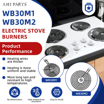 Wb30M1 Wb30M2 Electric Stove Burners Replacementge Stove Burner Replacement Kitfit For Ge Hotpoint Stove Top Element Burner