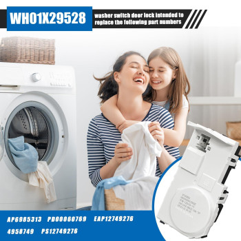 Upgrade Wh01X29528 Washer Door Lock Compatible With Ge Washing Machine Replacement Ap6985313 Pd00060769 Eap12749276 4958749