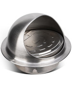 Matework Dryer Vent Cover Outside 4 Inch Stainless Steel Round Dryer Vent Autoopen Wall Vent