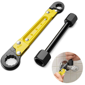 Millionhome Plumbing Tools Angle Stop Wrench Plumbers Wrench For Angle Stop Valve Supply Nut Angle Stop Removal Tool Angle