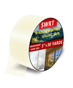 Swrt 3 X30Yd90Ft Transparent Door And Window Weather Stripping Tape Window Insulation For Winter Preventing Cold Air Loss I